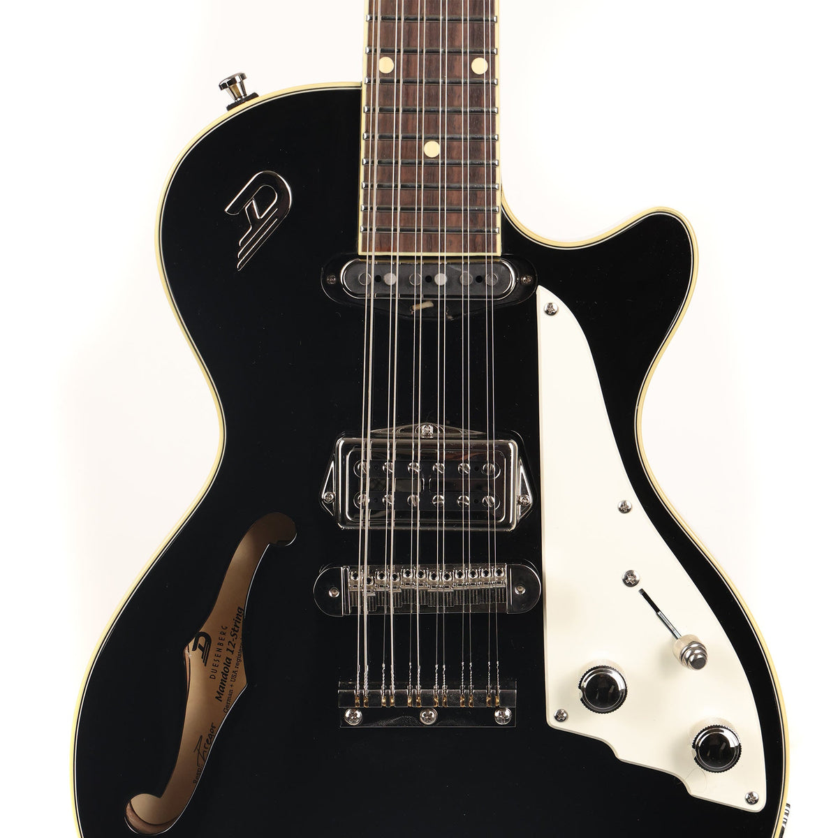 Duesenberg Mando 12-String Black 2025 — 4