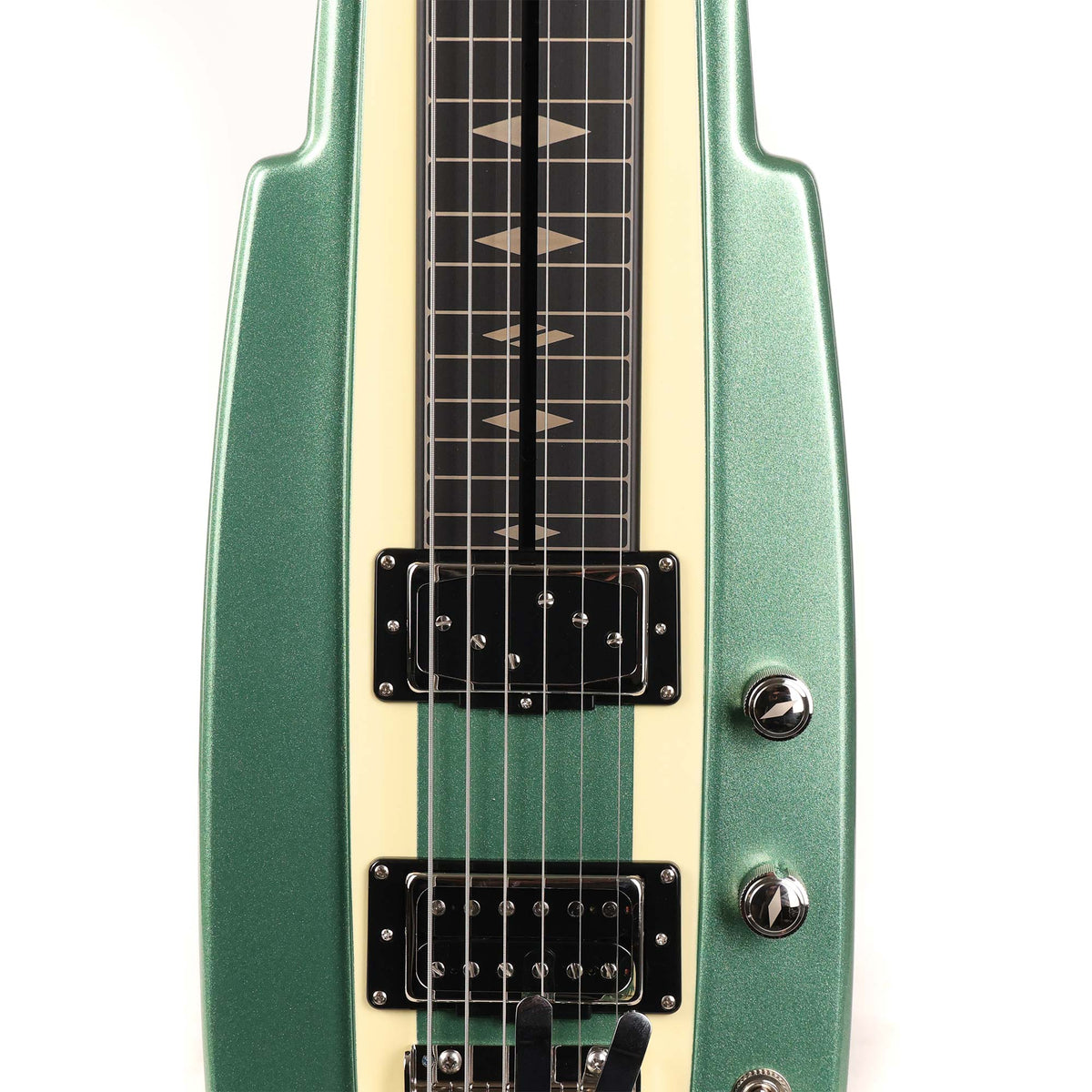 Duesenberg Fairytale Lapsteel Harbor Green & White — 4