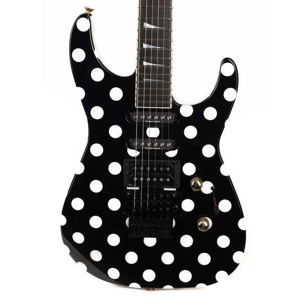 Jackson Custom Shop SL2H-V HSS Soloist Black and White Polka Dot Music Zoo Exclusive