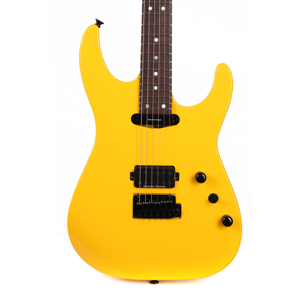 Charvel Custom Shop Dinky DK24 Taxi Cab Yellow — 1