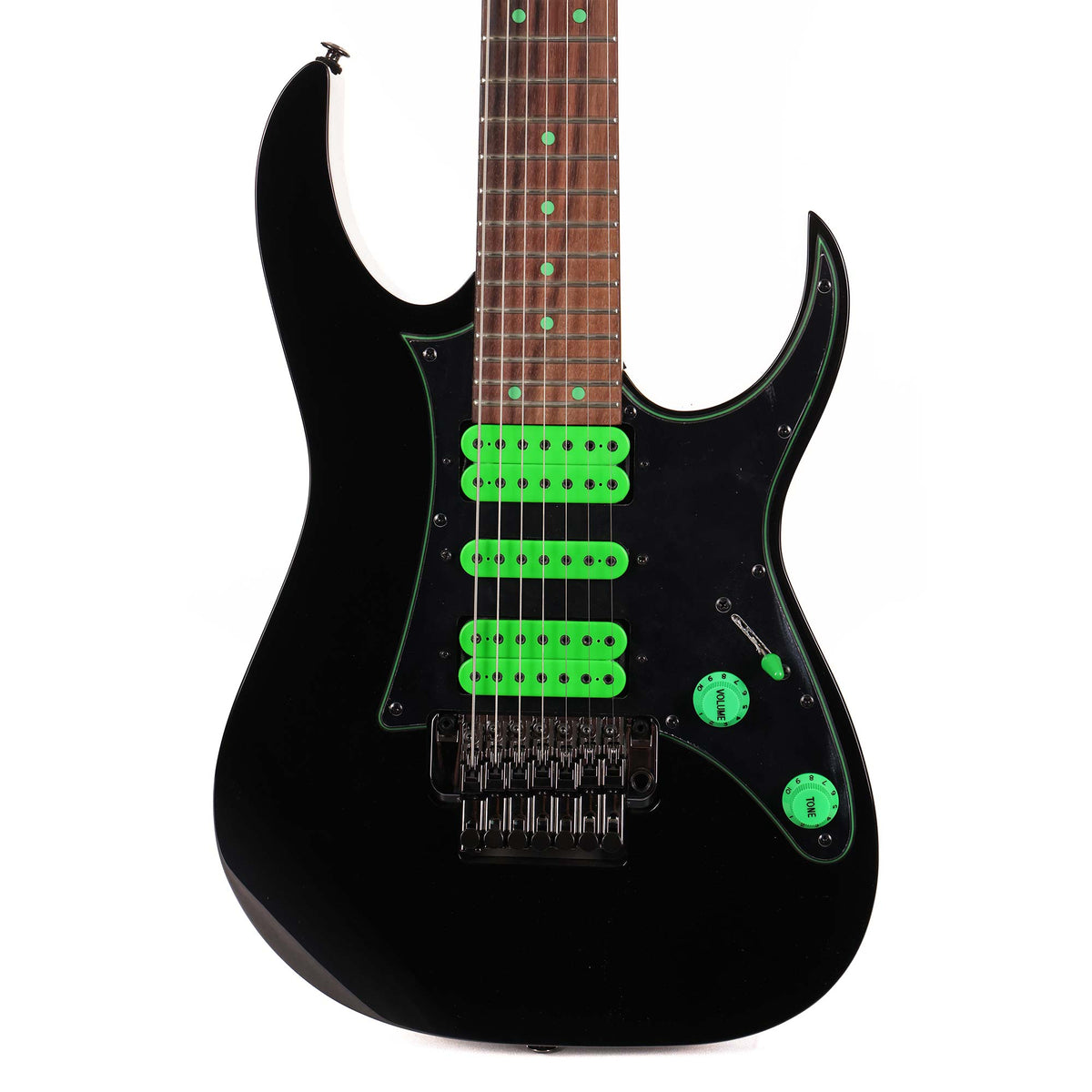 Ibanez Premium Steve Vai UV70P 7-String Black — 1