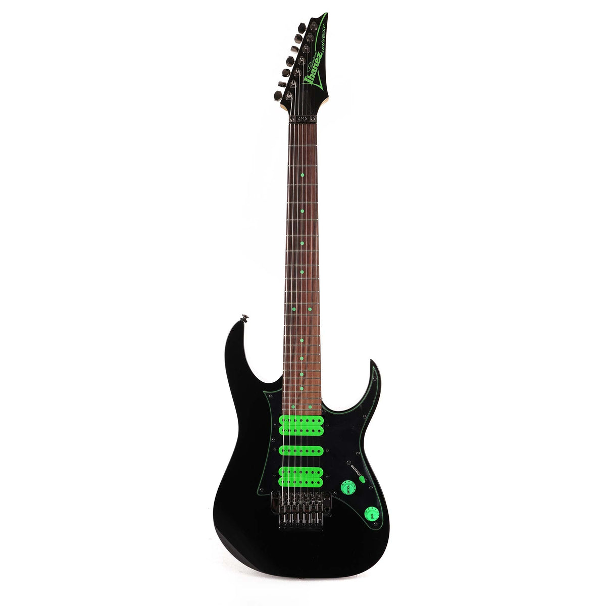 Ibanez Premium Steve Vai UV70P 7-String Black — 2
