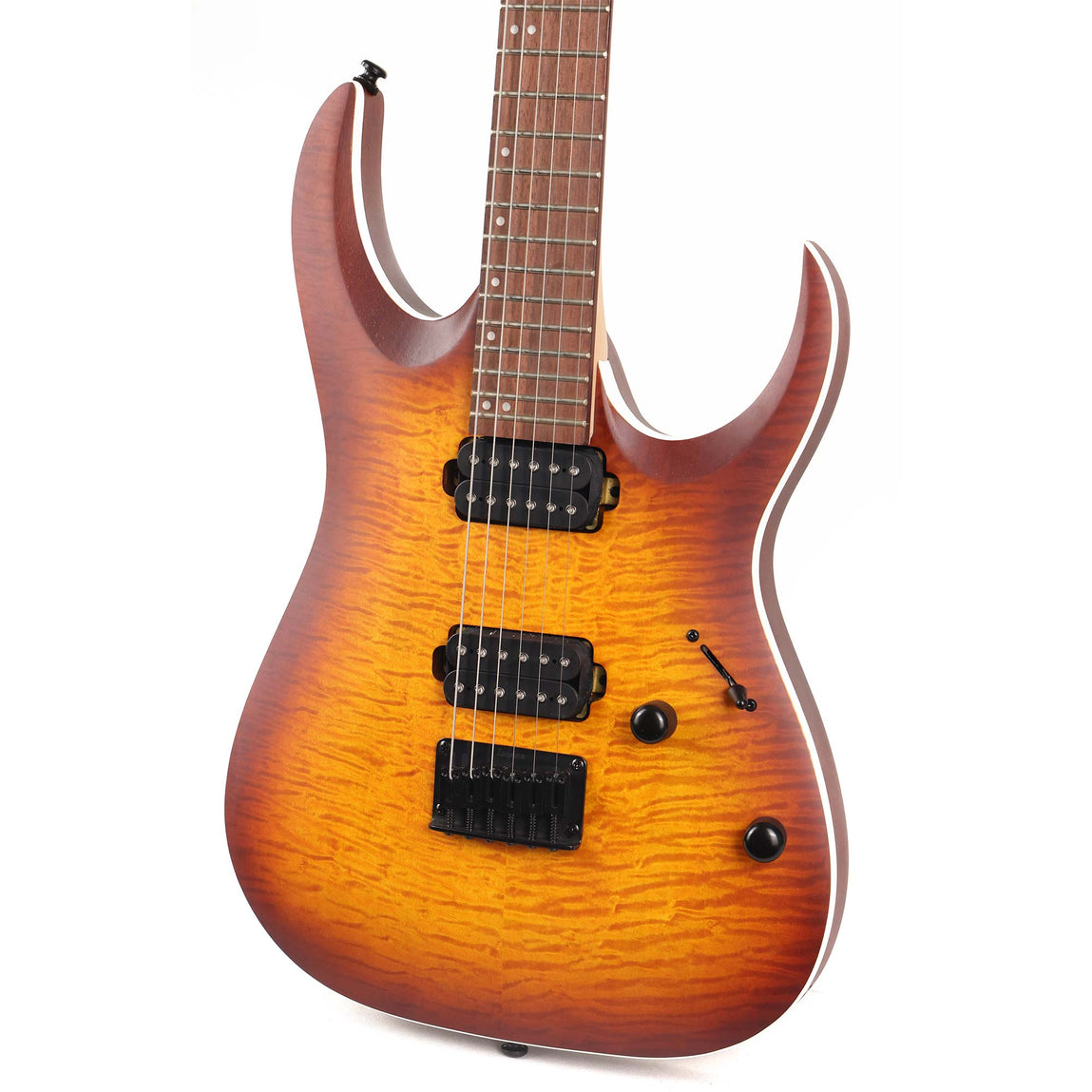 Ibanez RGA42FM Dragon Eye Burst Flat | The Music Zoo