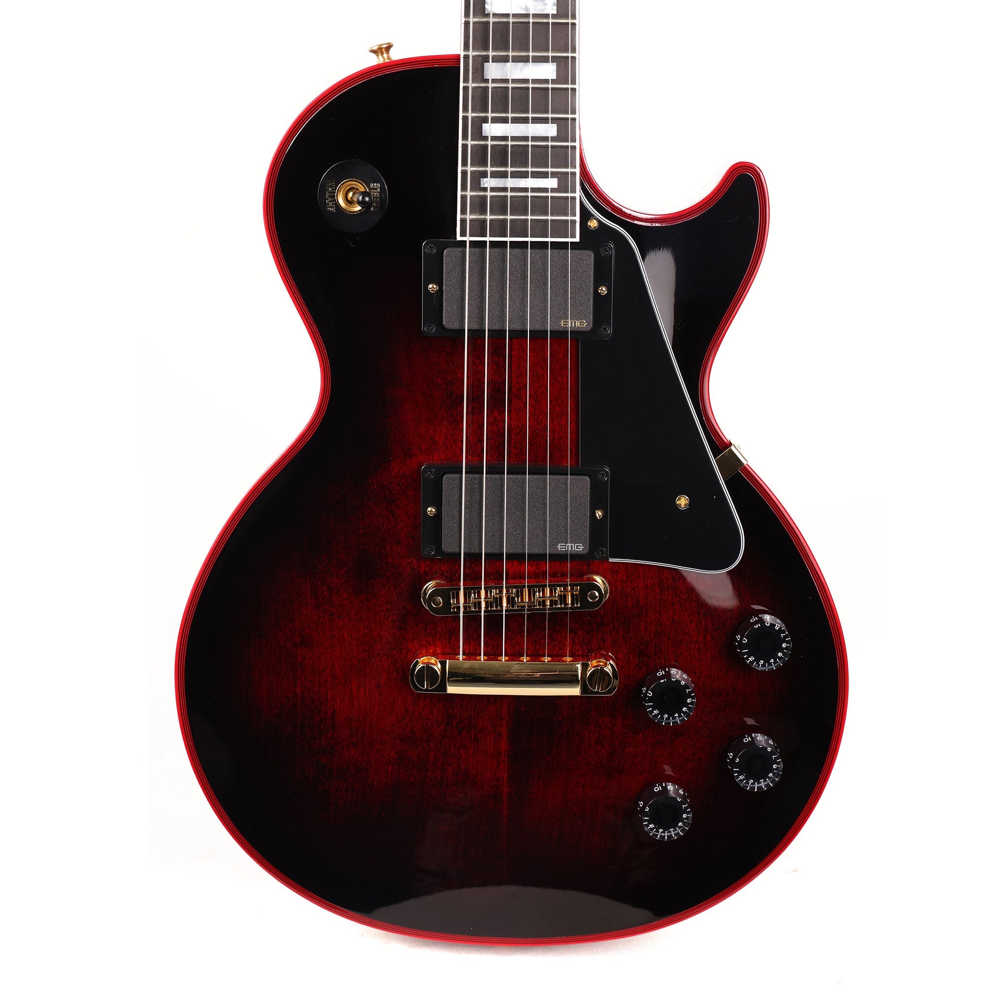 Gibson Custom Shop Les Paul Custom Figured Red Widow with EMGs