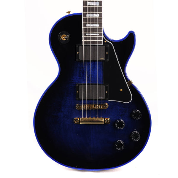 Gibson Custom Shop Les Paul Custom Figured Blue Widow with EMGs
