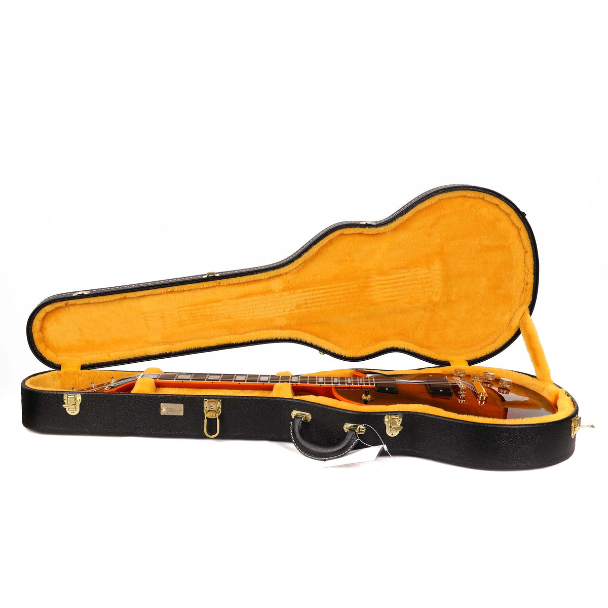 Gibson Custom Shop Les Paul Custom Figured Orange Widow with EMGs — 11