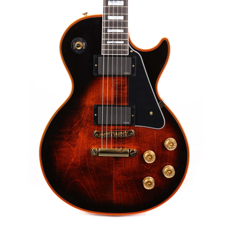 Gibson Custom Shop Les Paul Custom Figured Orange Widow with EMGs