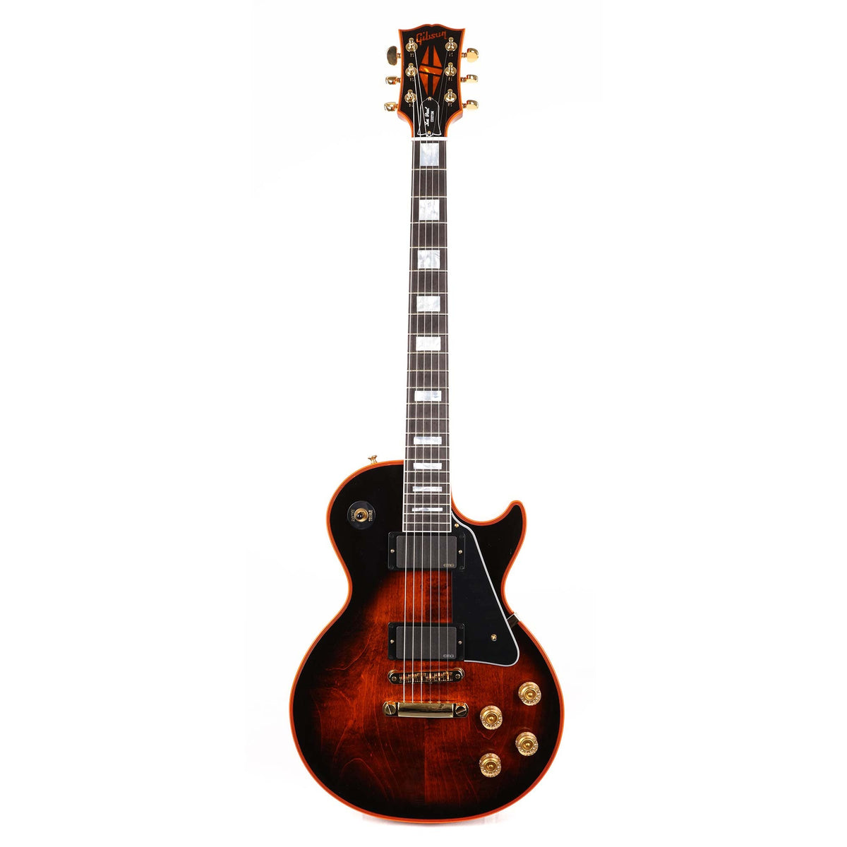 Gibson Custom Shop Les Paul Custom Figured Orange Widow with EMGs — 2