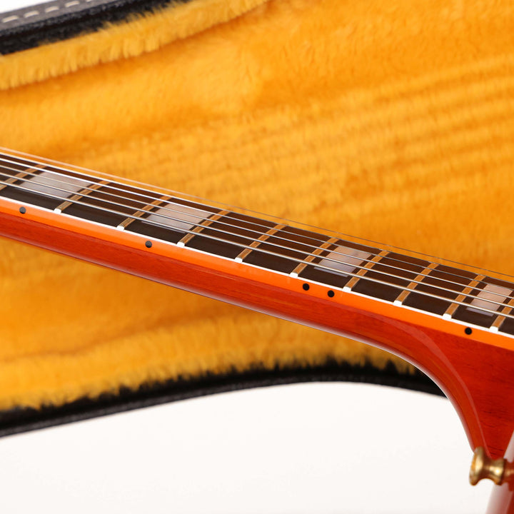 Gibson Custom Shop Les Paul Custom Figured Orange Widow with EMGs