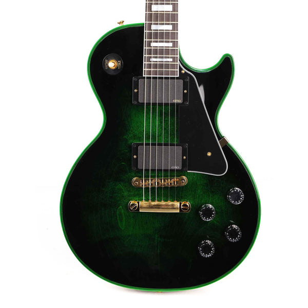 Gibson Custom Shop Les Paul Custom Figured Green Widow with EMGs
