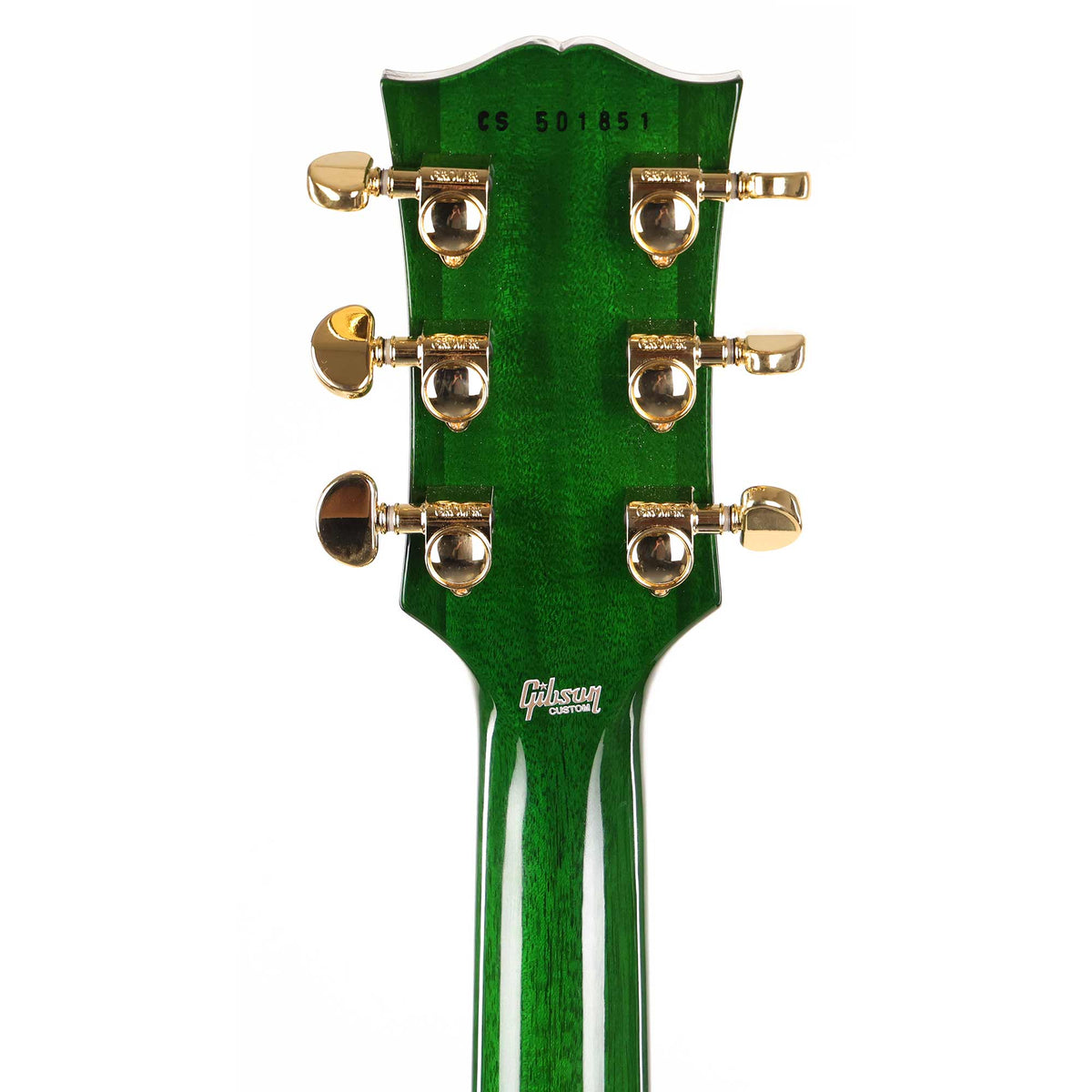Gibson Custom Shop Les Paul Custom Figured Green Widow with EMGs — 9