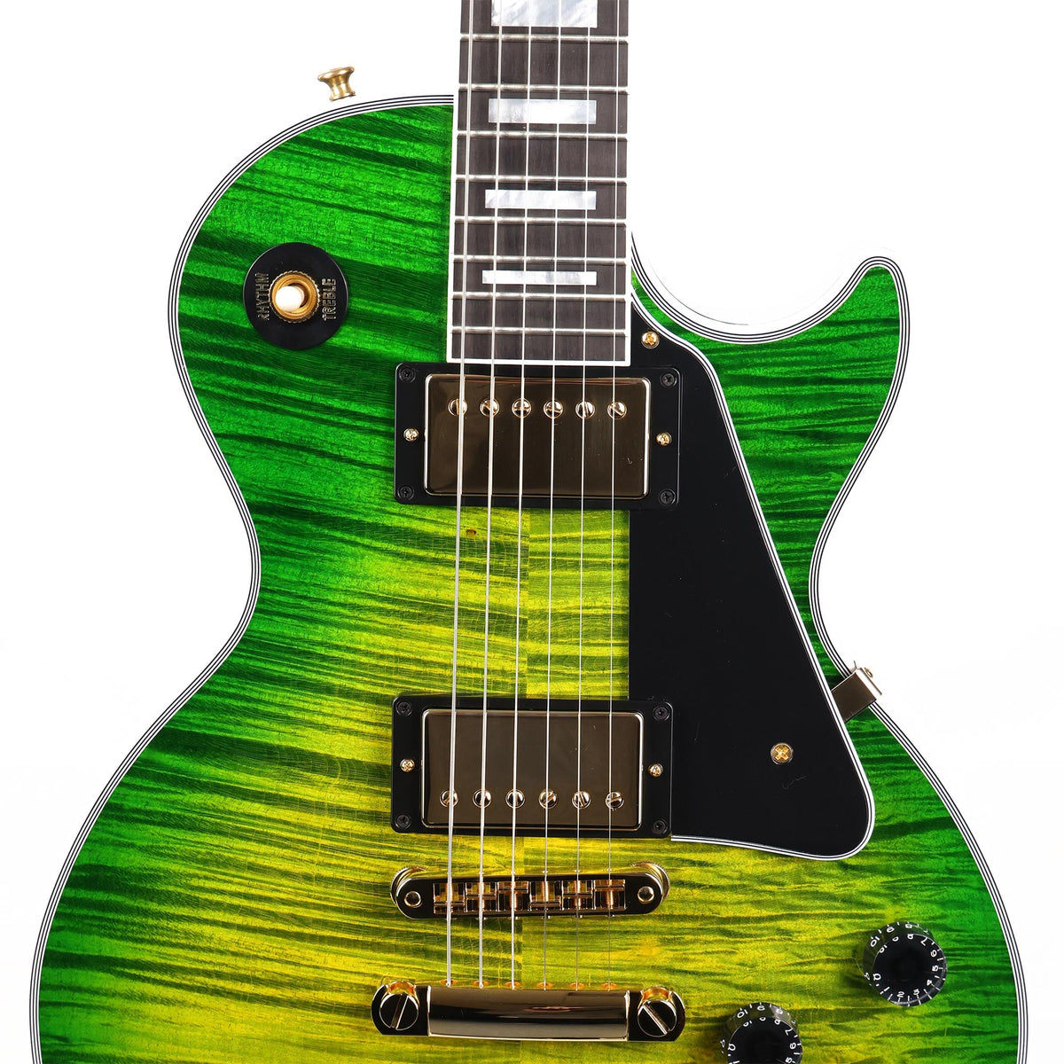 Gibson Custom Shop Les Paul Custom Iguana Burst Gloss Made 2 Measure — 4