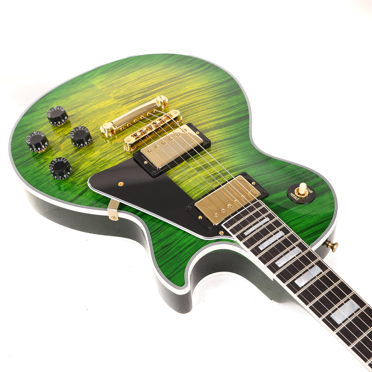 Gibson Custom Shop Les Paul Custom Iguana Burst Gloss Made 2 Measure — 7