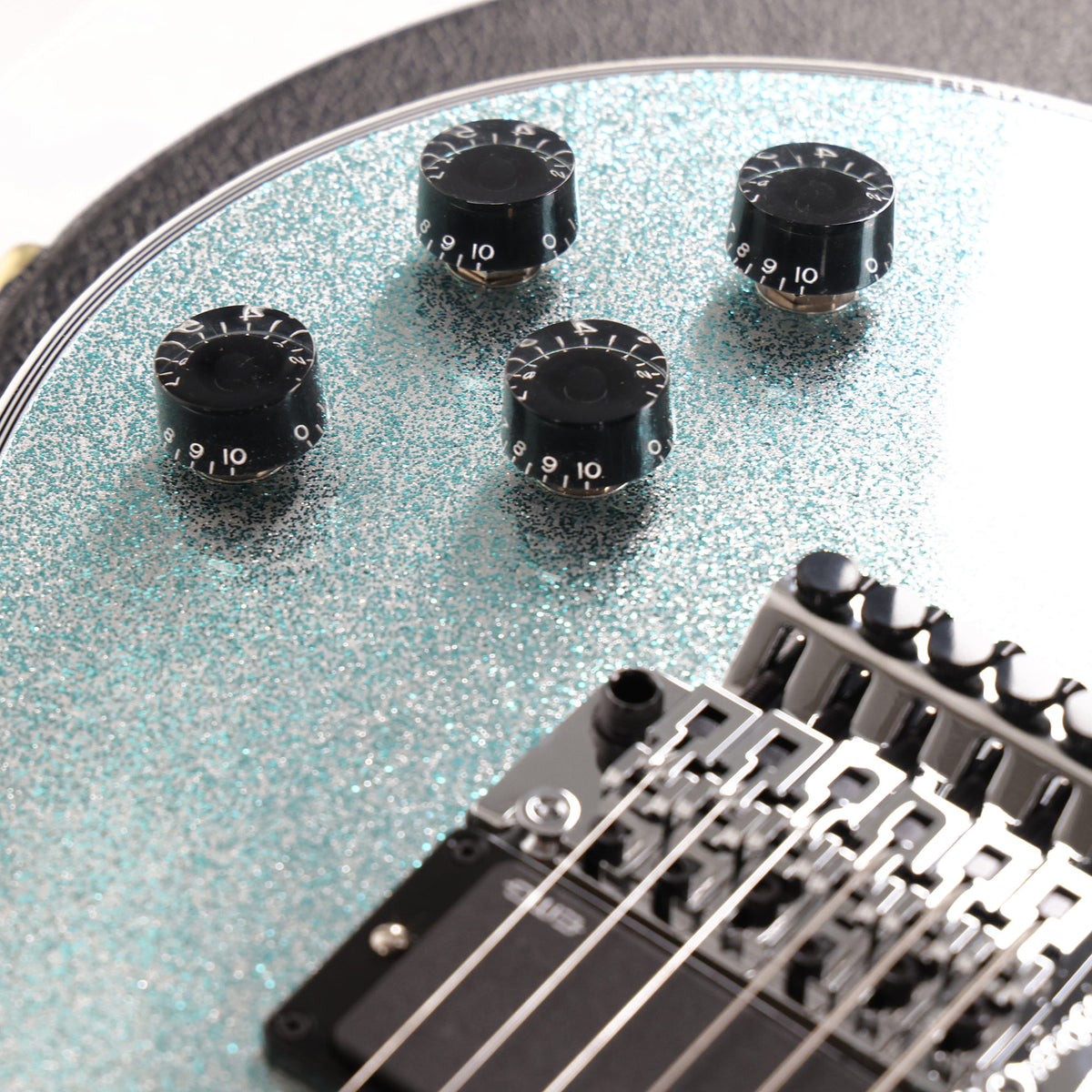 Gibson Custom Shop Les Paul Axcess Custom Made 2 Measure Glacier Blue Sparkle  2025 — 12