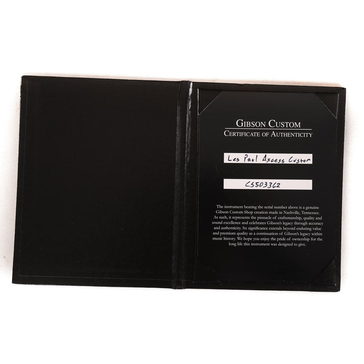 Gibson Custom Shop Les Paul Axcess Custom Made 2 Measure Glacier Blue Sparkle