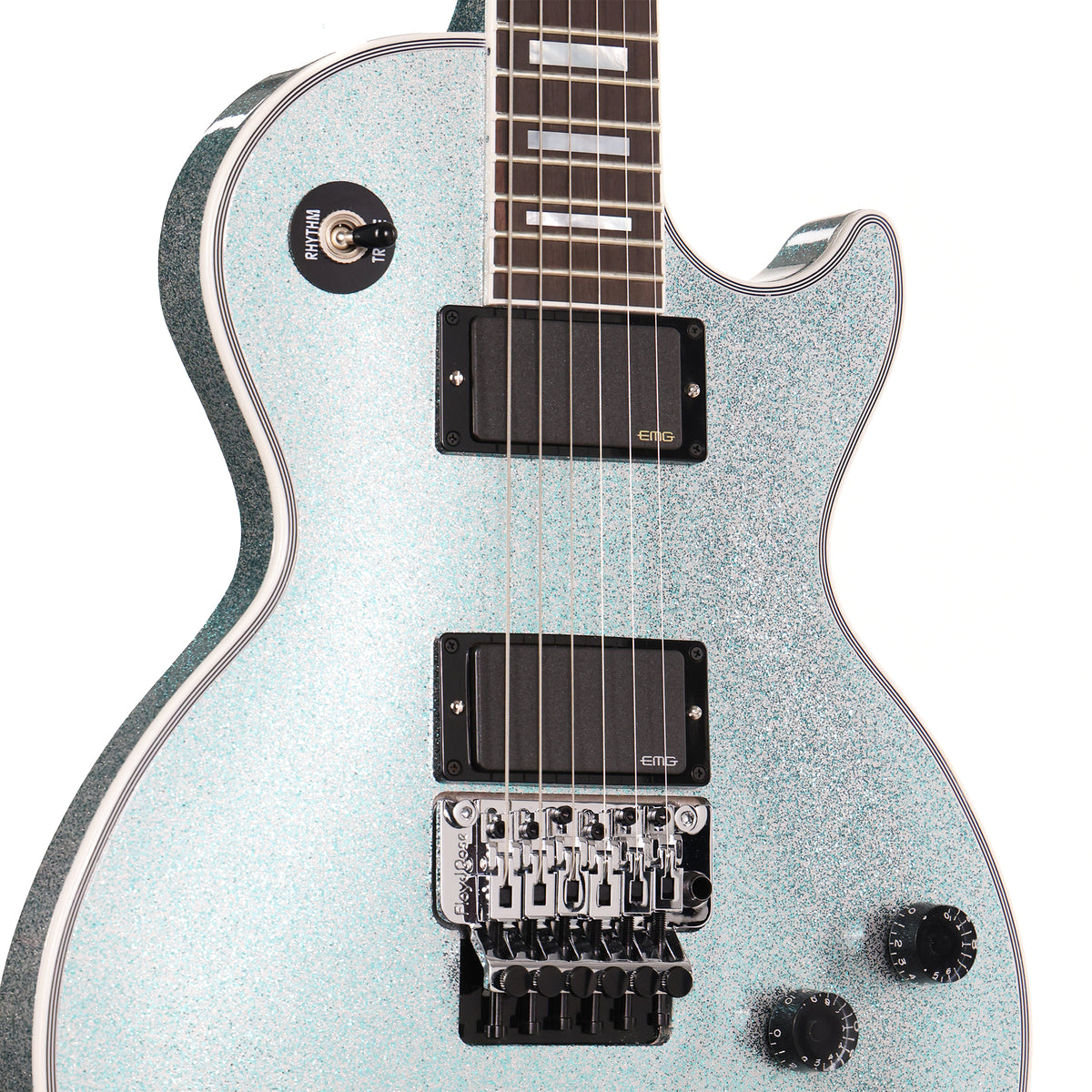 Gibson Custom Shop Les Paul Axcess Custom Made 2 Measure Glacier Blue Sparkle  2025 — 5