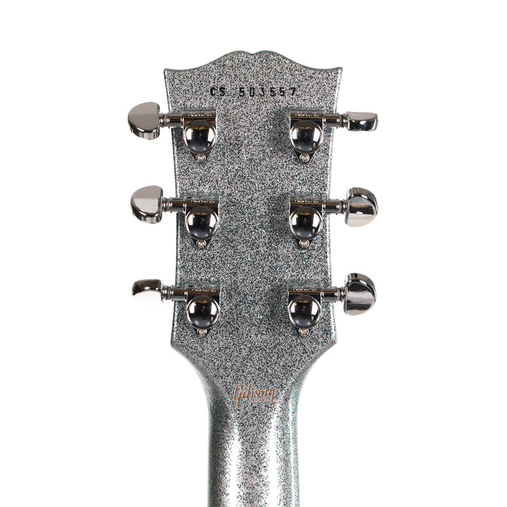 Gibson Custom Shop Les Paul Custom Made 2 Measure Glacier Blue Sparkle Maple Board