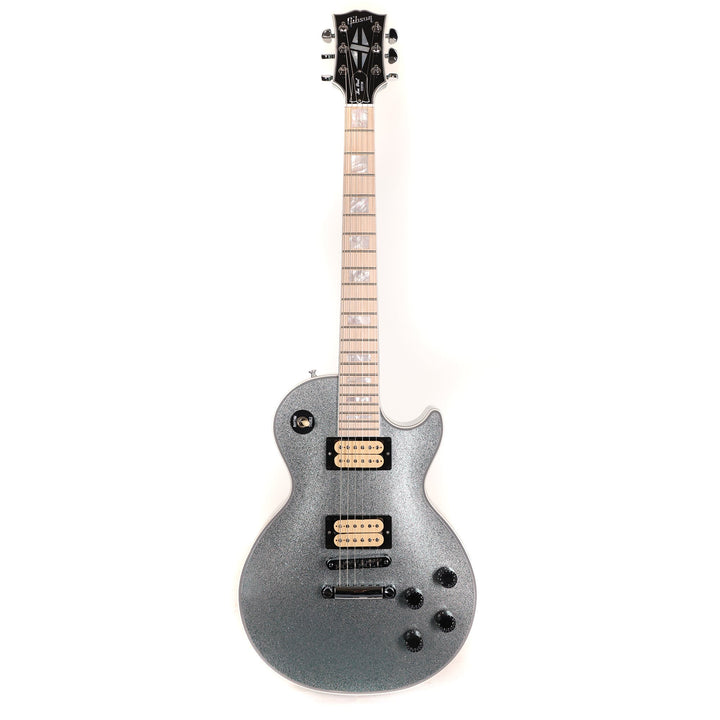 Gibson Custom Shop Les Paul Custom Made 2 Measure Glacier Blue Sparkle Maple Board