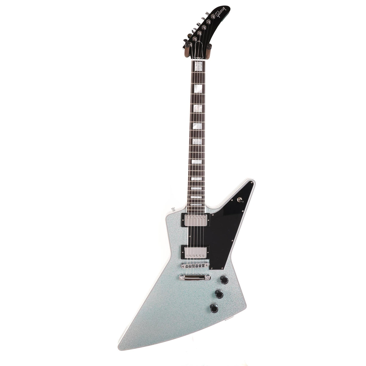 Gibson Custom Shop Explorer Custom Made 2 Measure Glacier Blue Sparkle with Custombuckers — 3