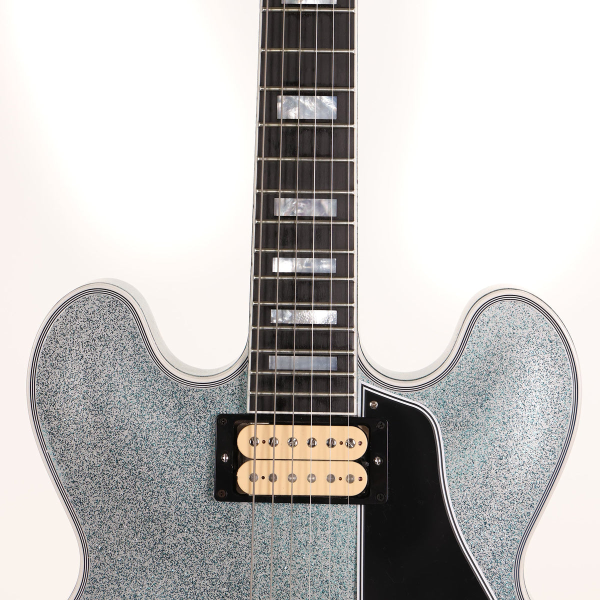 Gibson Custom Shop 1959 ES-355 Made 2 Measure Glacier Blue Sparkle — 11