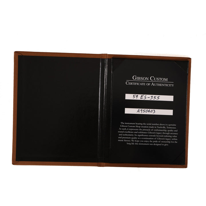 Gibson Custom Shop 1959 ES-355 Made 2 Measure Glacier Blue Sparkle