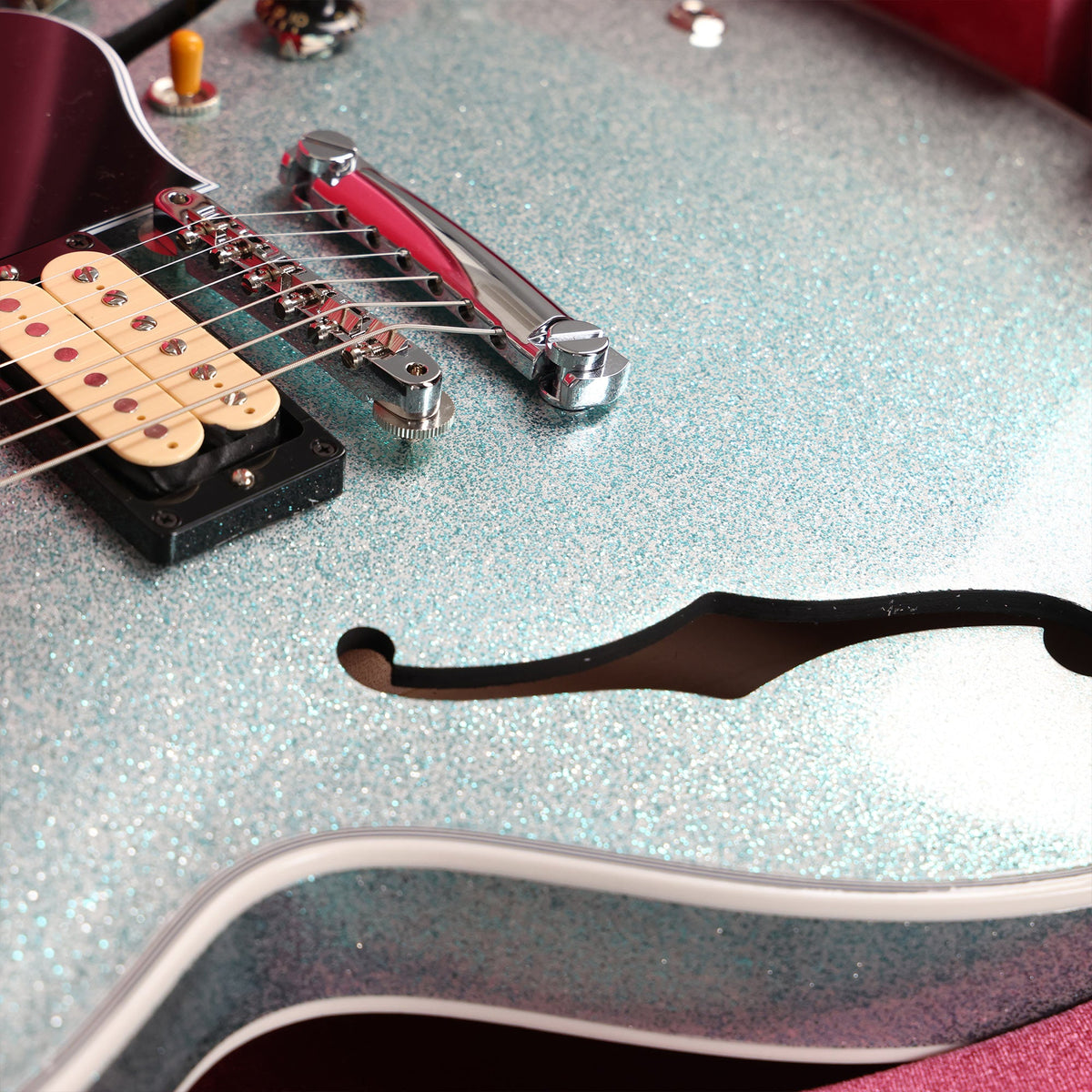 Gibson Custom Shop 1959 ES-355 Made 2 Measure Glacier Blue Sparkle — 8