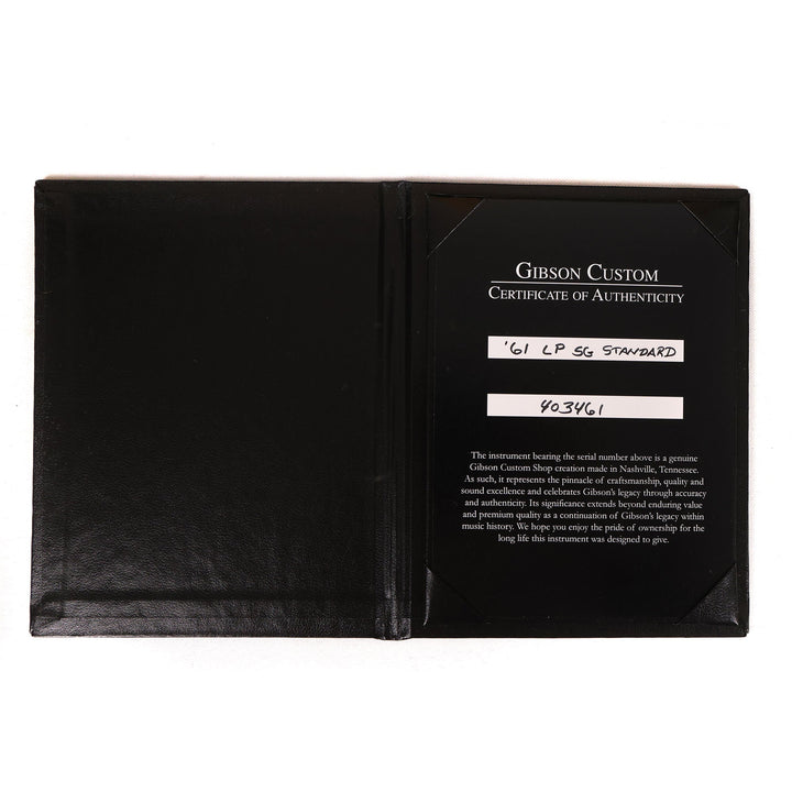 Gibson Custom Shop '61 SG Reissue Made 2 Measure Gecko Green VOS