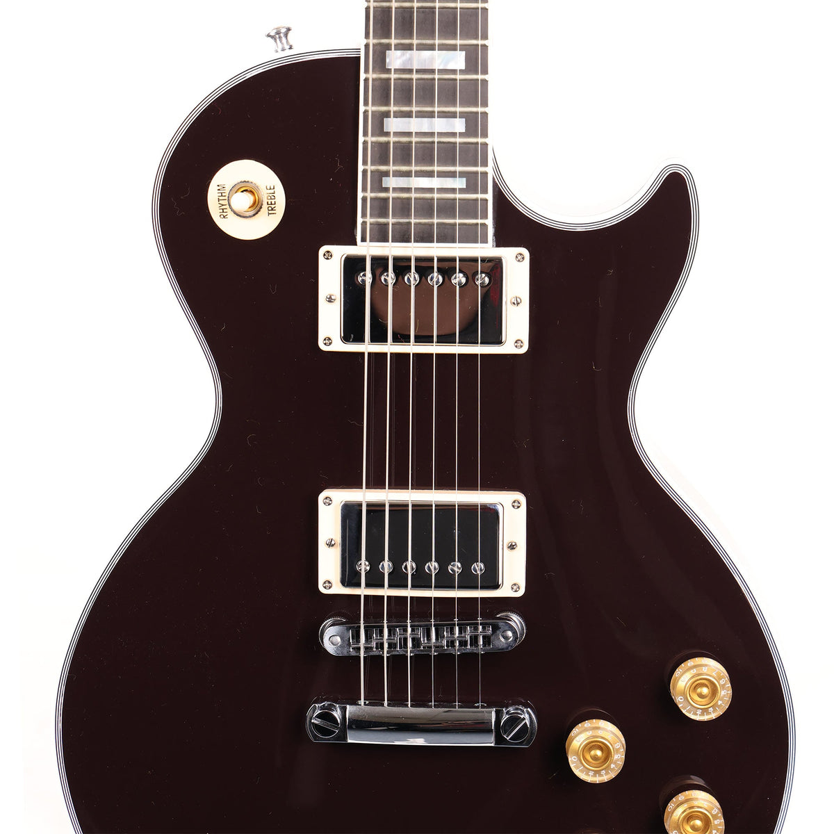 Gibson Custom Shop Les Paul Custom Made 2 Measure Chambered Gloss Oxblood — 4