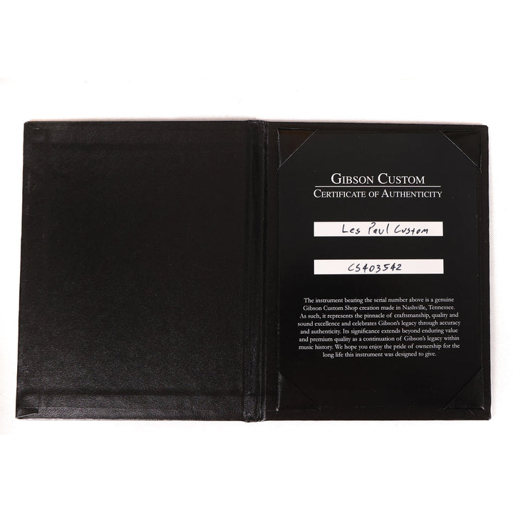 Gibson Custom Shop Les Paul Custom Made 2 Measure Chambered Gloss Oxblood