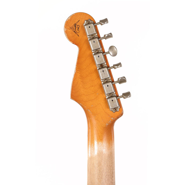 Fender Custom Shop 1960 Stratocaster Super Heavy Relic Fiesta Red over Sunburst Masterbuilt David Brown