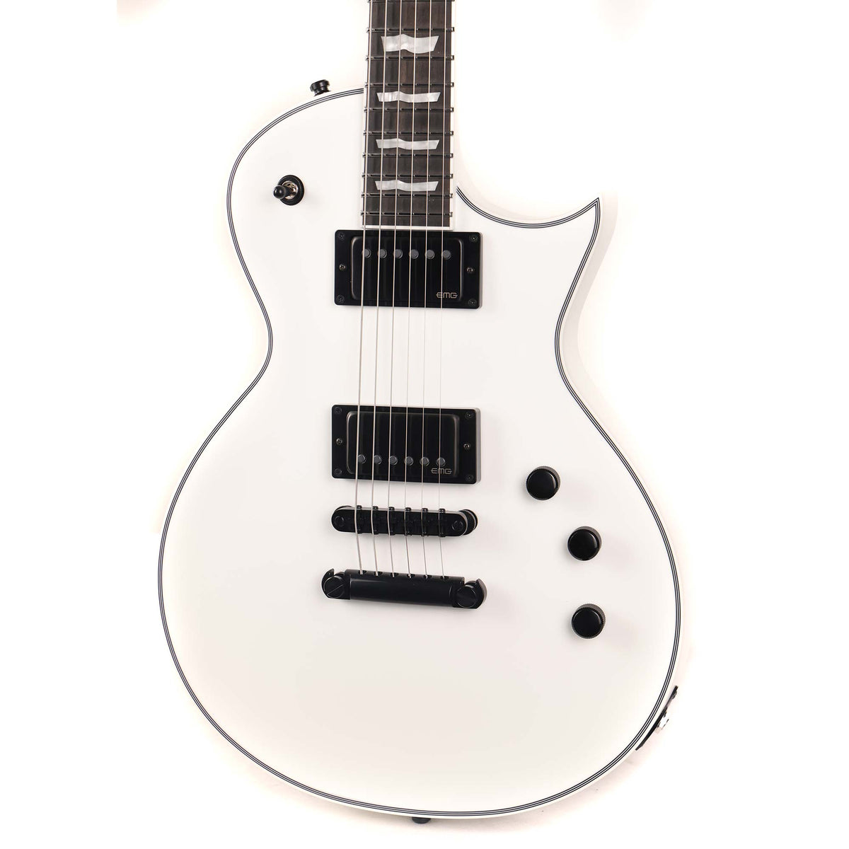ESP E-II Eclipse Snow White Satin — 5