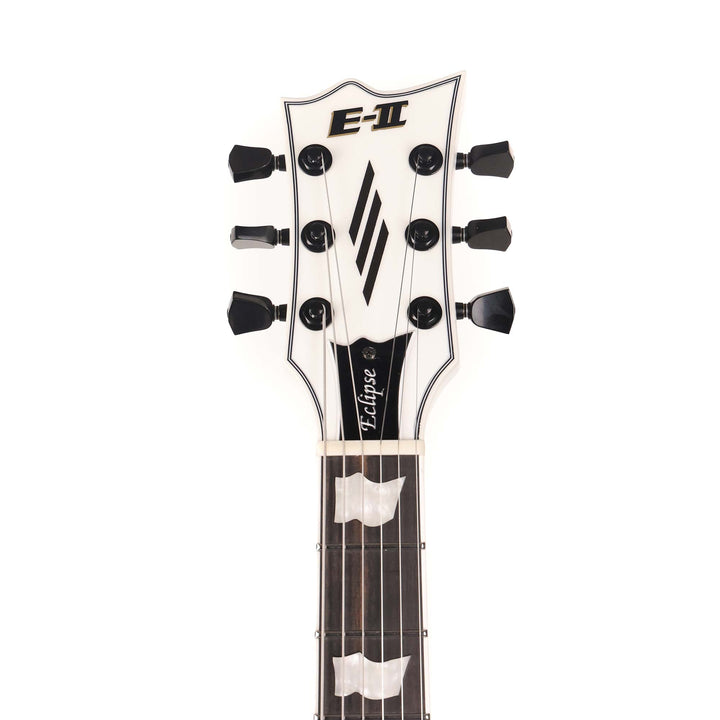 esp eclipse original white 2019 – chicago music... ESP E-II Eclipse Snow White Satin | The Music Zoo