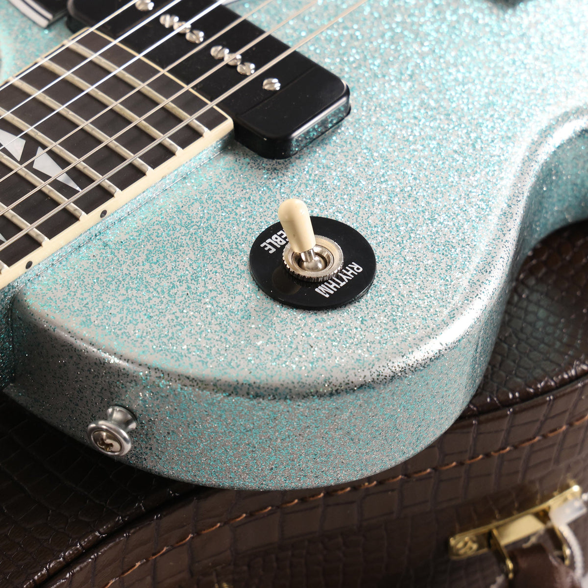 Gibson Custom Shop 1957 Les Paul Special Made 2 Measure Glacier Blue Sparkle — 6