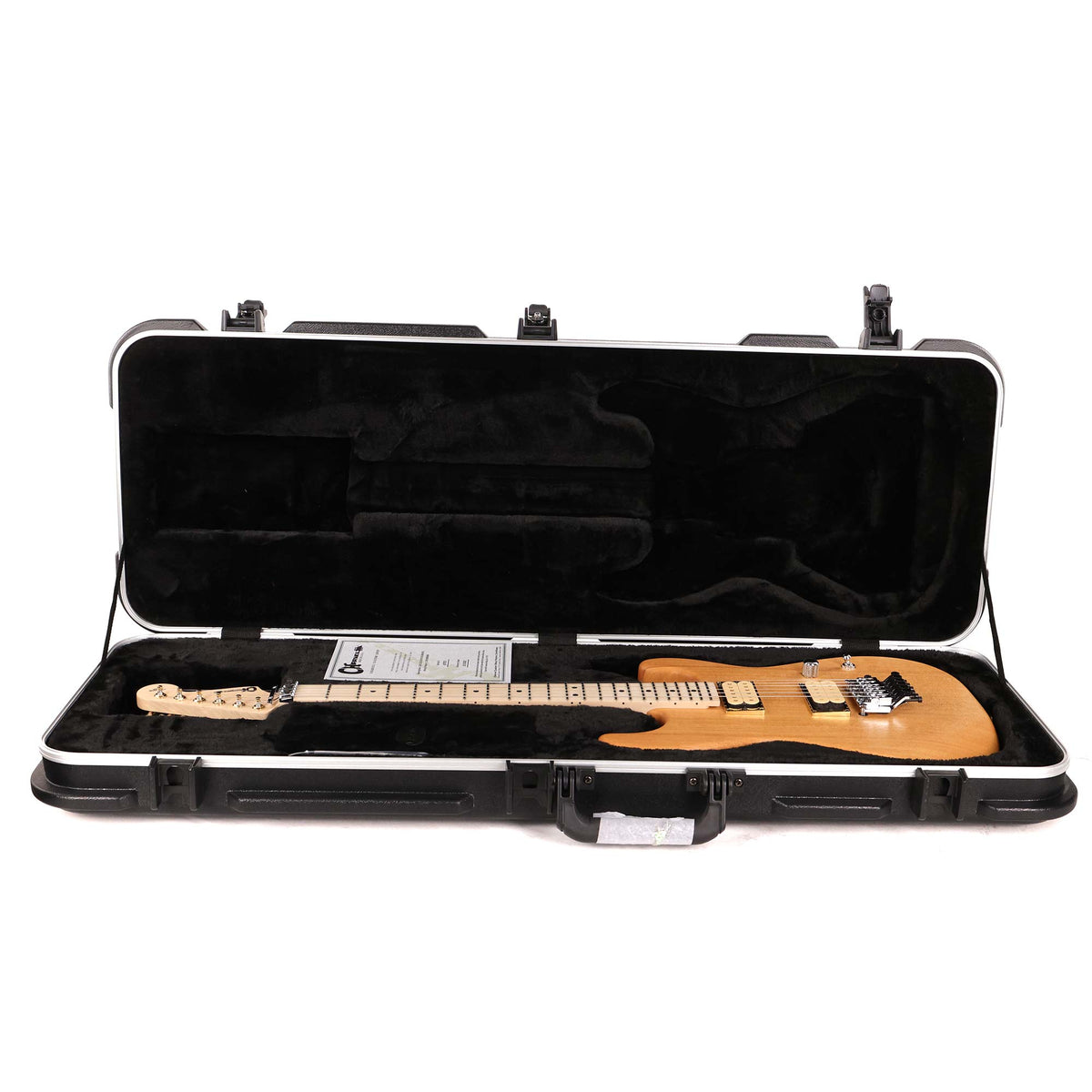 Charvel Custom Shop San Dimas Mahogany Floyd Rose Natural Oil Finish — 9