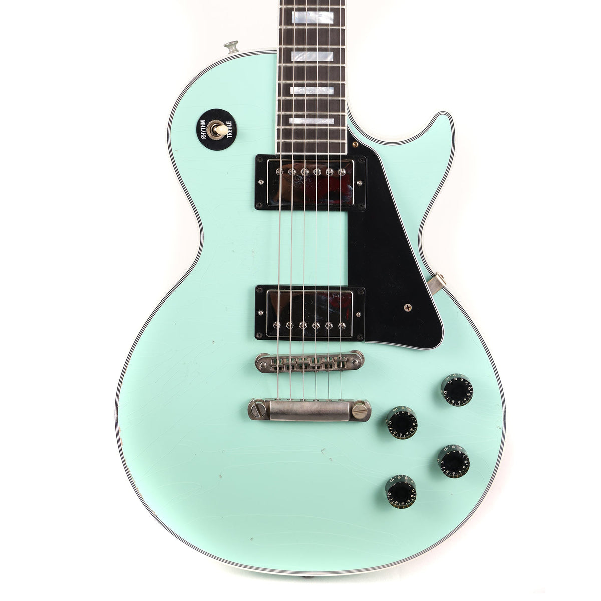 Gibson Custom Shop Les Paul Custom Made 2 Measure Kerry Green Murphy Lab Light Aged — 1