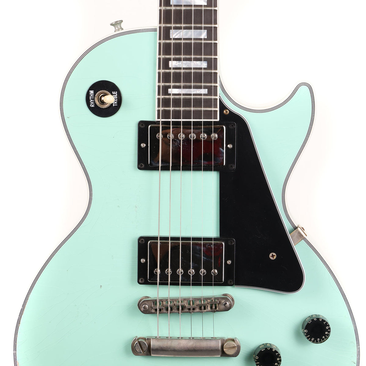 Gibson Custom Shop Les Paul Custom Made 2 Measure Kerry Green Murphy Lab Light Aged — 4