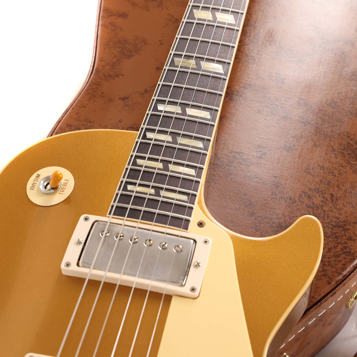Gibson Custom Shop 1957 Reissue Goldtop Reissue Made 2 Measure VOS All Gold — 7