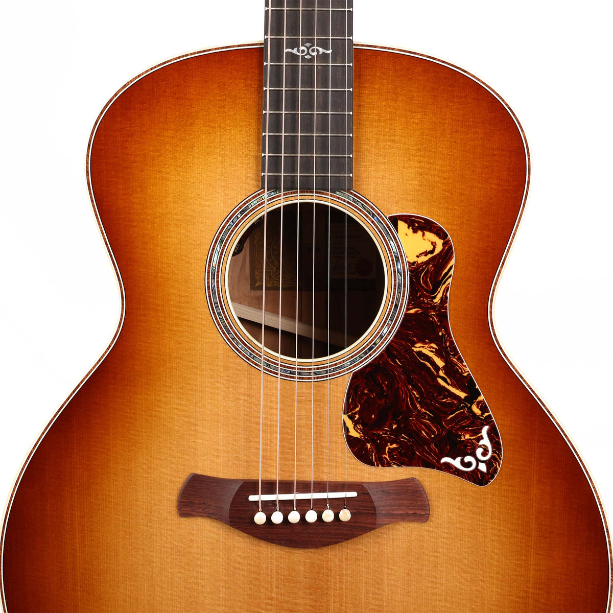 Taylor Gold Label Collection 814e Super Auditorium Acoustic-Electric Sunburst Koa — 4