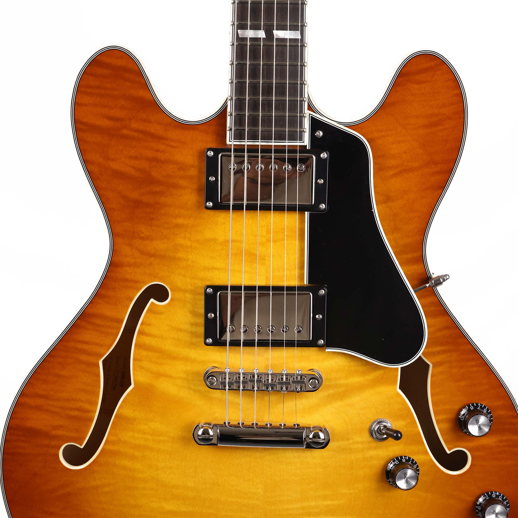 Eastman T486 Semi-Hollowbody Goldburst Used | The Music Zoo
