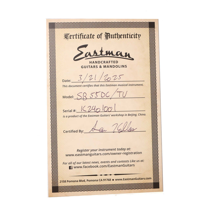 Eastman SB55DC/TV Vintage Red