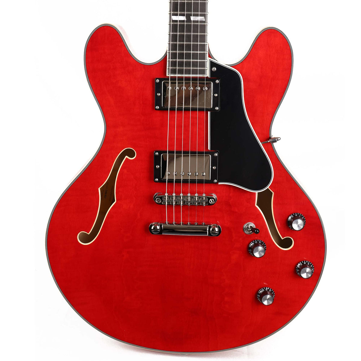 Eastman T486-RD Semi-Hollowbody Guitar Red — 1