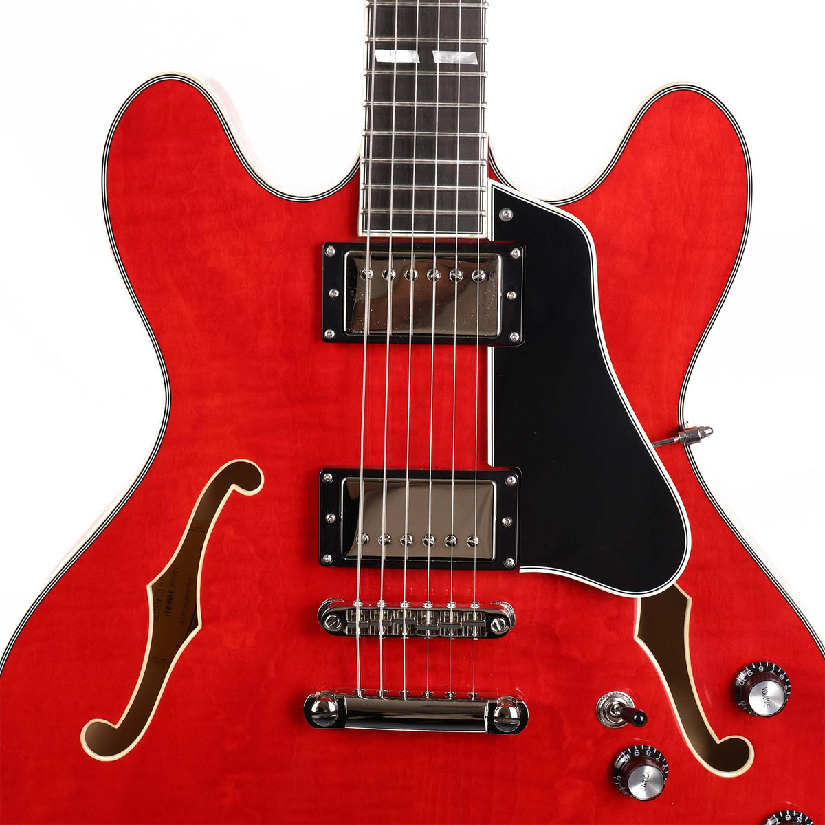 Eastman T486-RD Semi-Hollowbody Guitar Red — 4