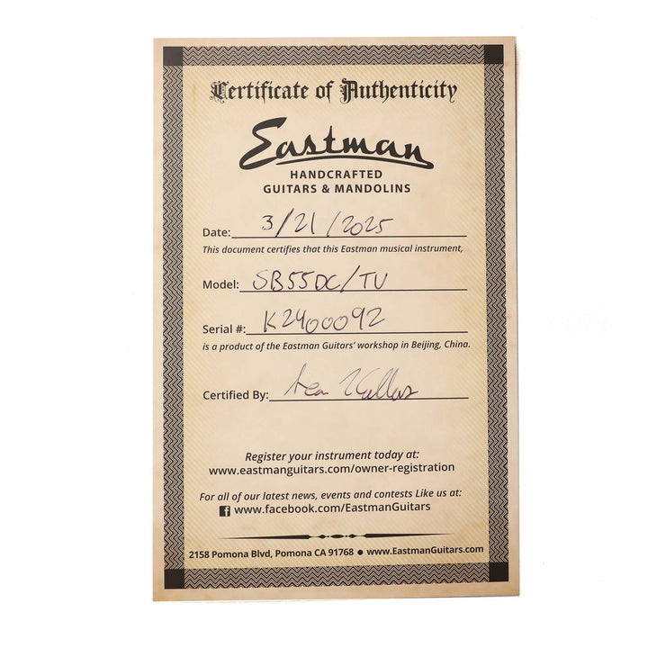 Eastman SB55DC/TV Vintage Red