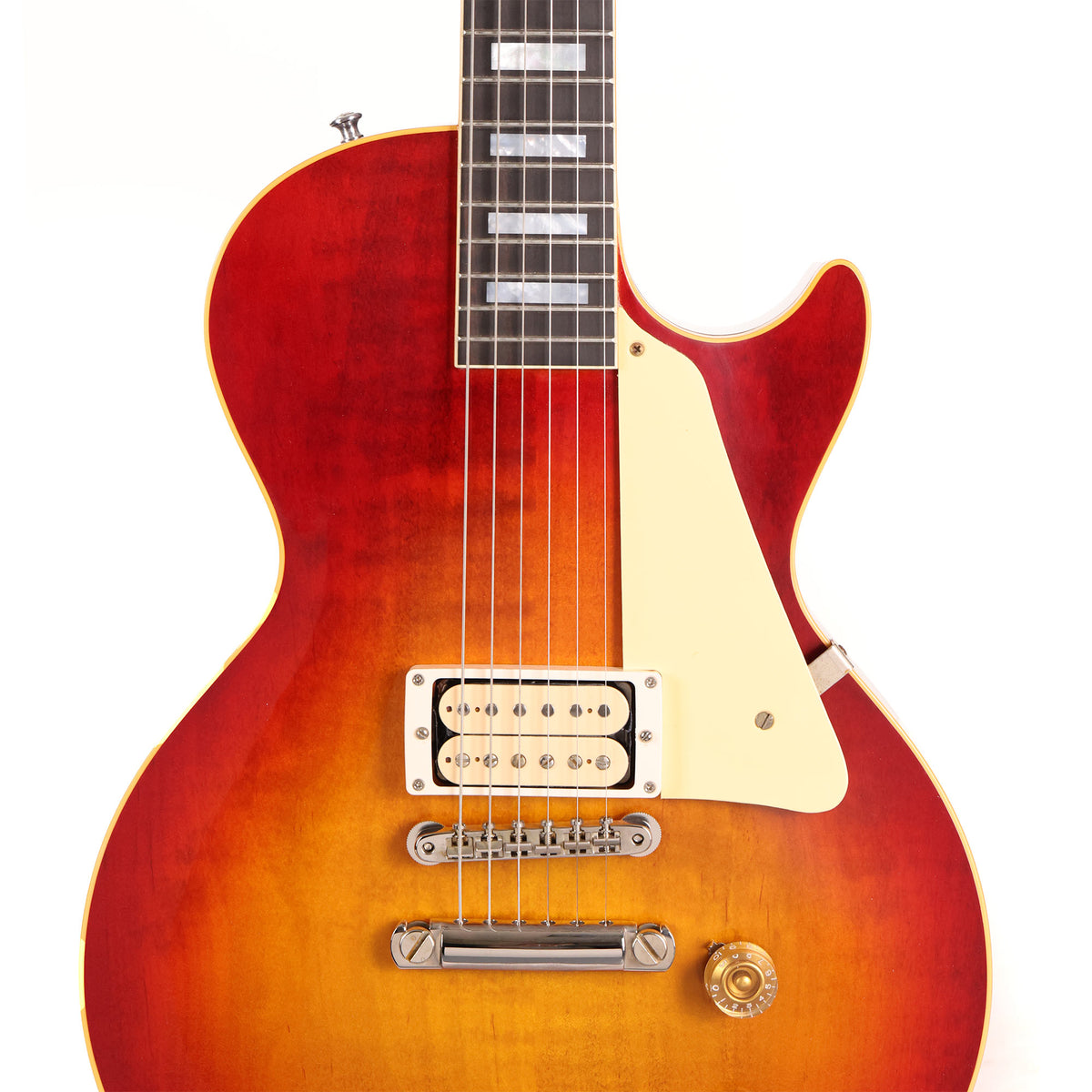 Gibson Custom Shop 1958 Les Paul Made 2 Measure VOS Factory Burst Single Pickup Ebony Fretboard — 4