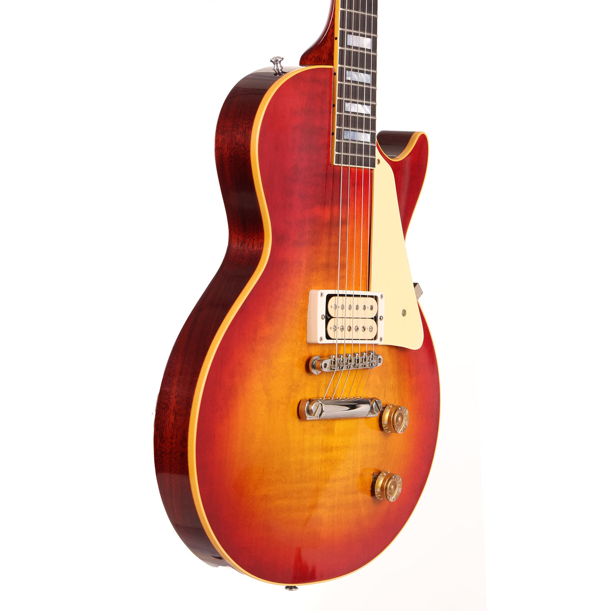 Gibson Custom Shop 1958 Les Paul Made 2 Measure VOS Factory Burst Single Pickup Ebony Fretboard — 5