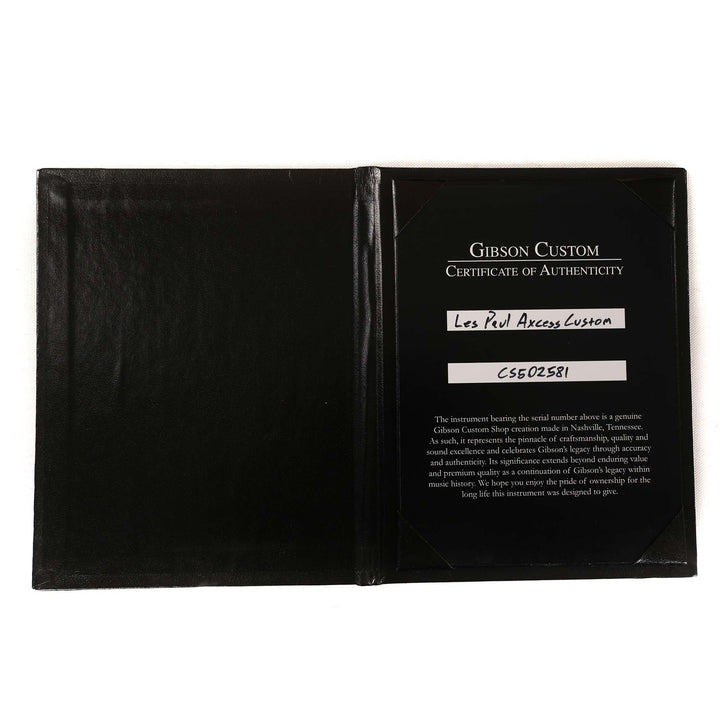 Gibson Custom Shop Les Paul Axcess Custom Made 2 Measure Factory Burst and Maple Fretboard