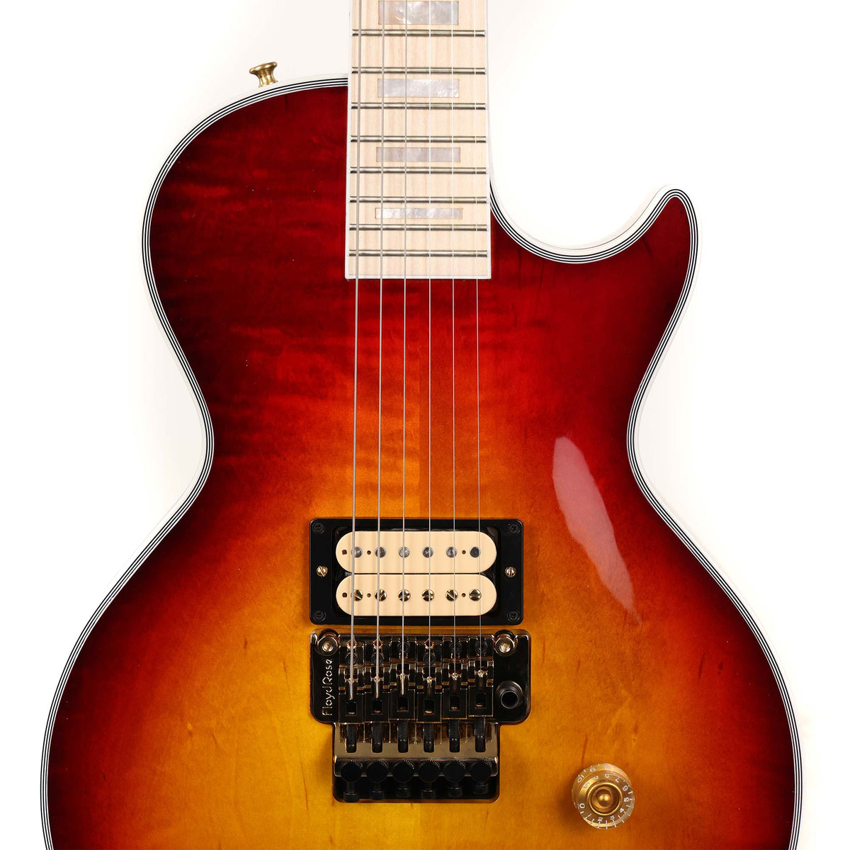 Gibson Custom Shop Les Paul Axcess Custom Made 2 Measure Factory Burst and Maple Fretboard — 4