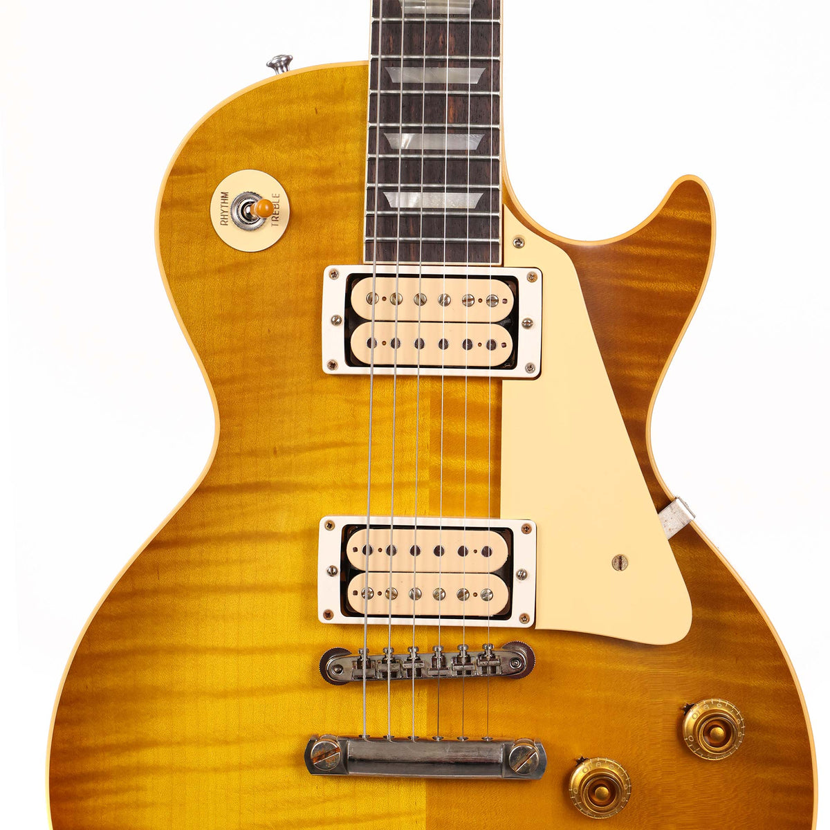 Gibson Custom Shop 1959 Les Paul Standard Made 2 Measure VOS Green Lemon Burst — 4