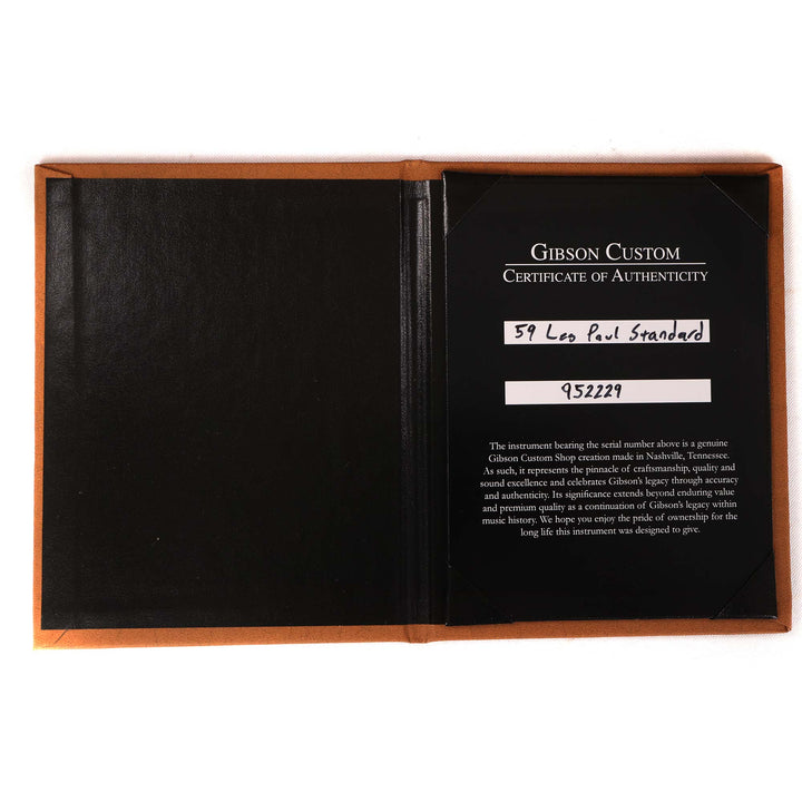 Gibson Custom Shop 1959 Les Paul Standard Made 2 Measure VOS Dark Burst