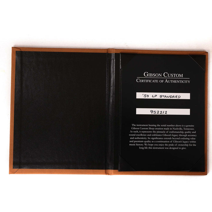 Gibson Custom Shop 1959 Les Paul Roasted Reissue Music Zoo Made 2 Measure VOS Lemon Burst